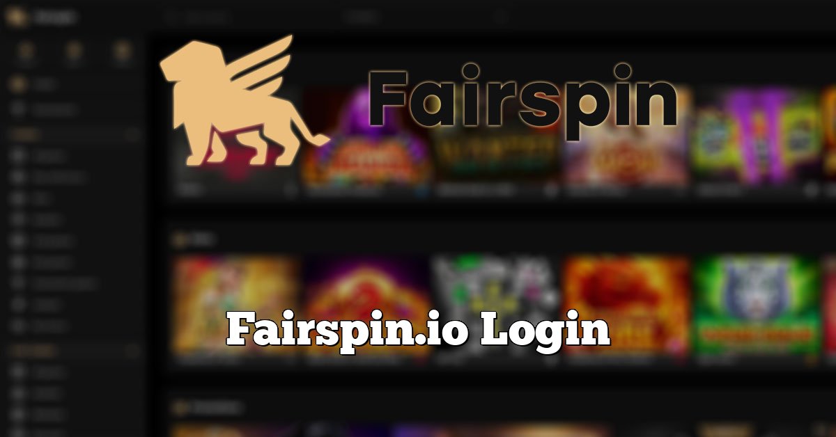 Fairspin.io Login